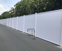 城市施工安全維護(hù)，PVC施工圍擋的安全性能