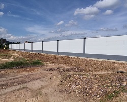  建筑工程圍擋不僅僅能夠用于保護(hù)施工現(xiàn)場