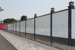 愛護(hù)建筑施工圍擋：讓每一個圍擋都成為風(fēng)景。