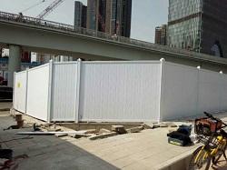 城市交通工程施工，PVC圍擋使用安裝效果更佳